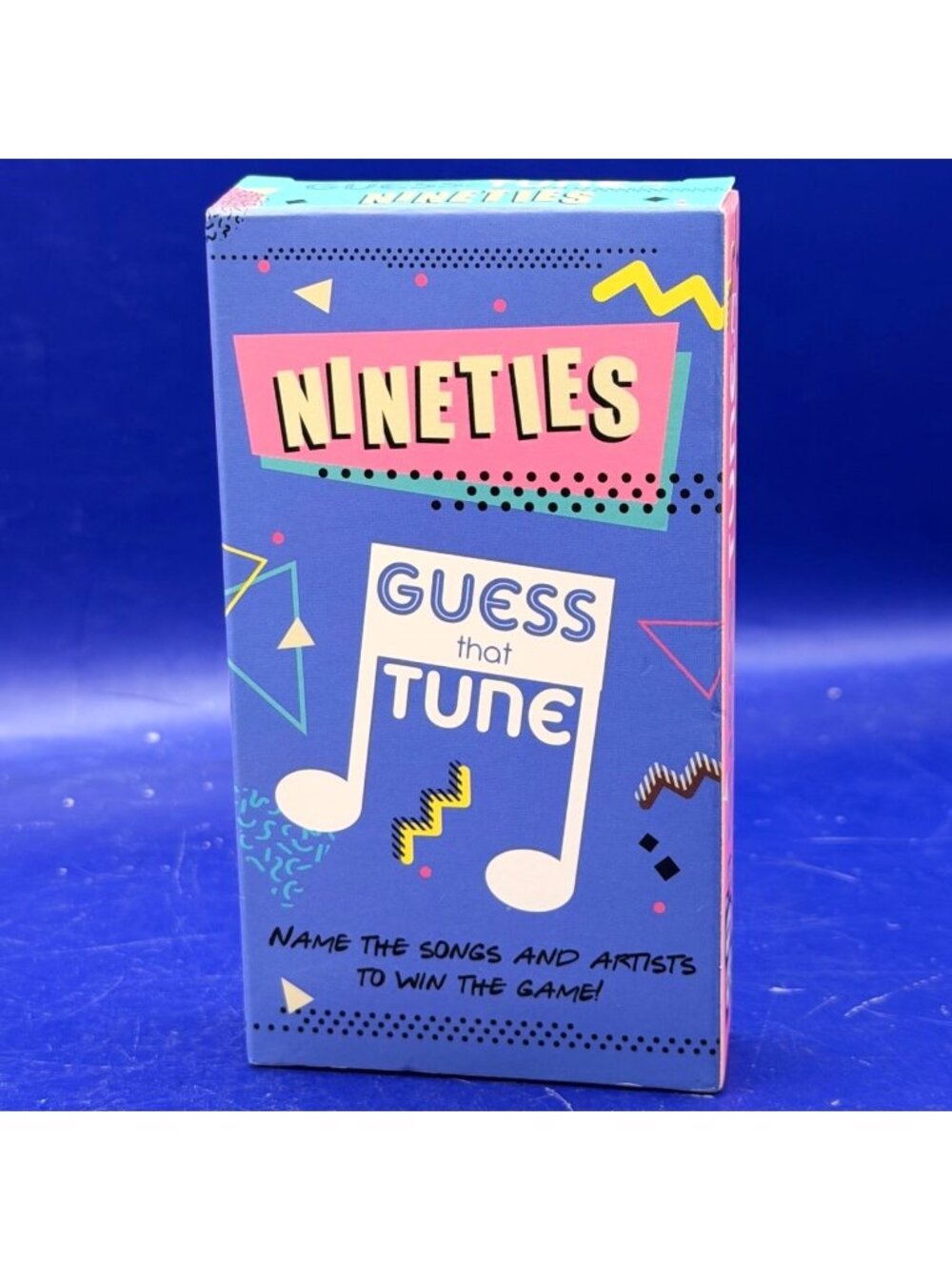 Nineties Guess That Tune Card Game 90s Music Trivia Over 150 Songs Boxer Gifts